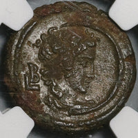 236 NGC AU Maximinus I Roman Egypt Alexandria Tetradrachm Selene Moon Goddess (20080403C)