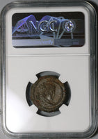236 NGC AU Maximinus I Roman Egypt Alexandria Tetradrachm Selene Moon Goddess (20080403C)