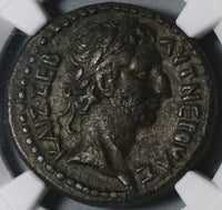 96 NGC Ch VF Nerva Roman Egypt Alexandria Tetradrachm Eagle Pedigree (20090601C)