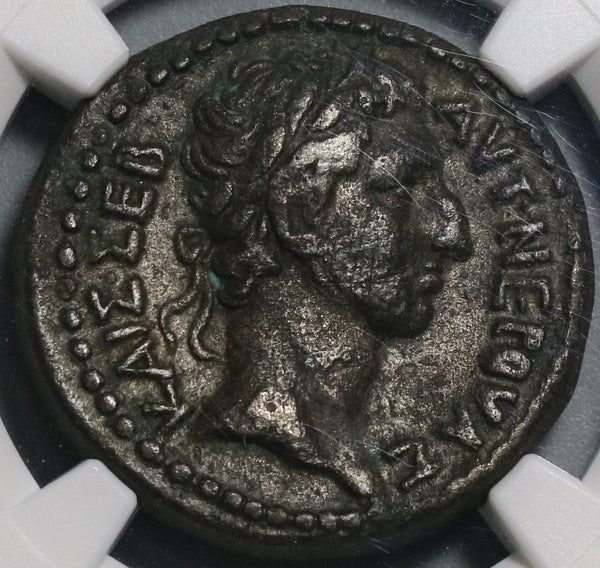 96 NGC Ch VF Nerva Roman Egypt Alexandria Tetradrachm Eagle Pedigree (20090601C)