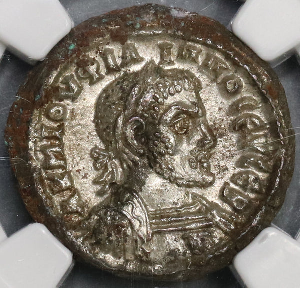 244 NGC MS  Philip I Roman Egypt Alexandria Tetradrachm Eagle Mint State Silvering (21092501C)