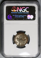 244 NGC MS  Philip I Roman Egypt Alexandria Tetradrachm Eagle Mint State Silvering (21092501C)