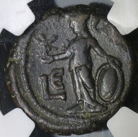 221 NGC VF Severus Alexander Roman Egypt Rare Caesar Tetradrachm Athena R3 (21091004C)