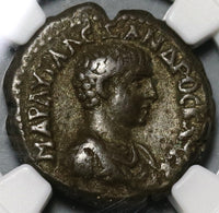 221 NGC VF Severus Alexander Caesar Rare Tetradrachm Roman Egypt Alexandria Sarapis R5 (19112002C)