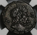 243 NGC Ch VF Tranquillina Egypt Alexandria Tetradrachm Rare Zeus Bust Year 7 (19121701C)
