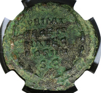 148 NGC VF Antoninus Pius Roman Empire AE As 10th Year Reign Commemorative Coin (19061701C)