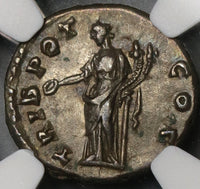 138 NGC XF Antoninus Pius Caesar Roman Empire Denarius Concordia (19063005C)