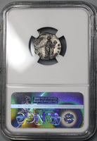 144 Antoninus Pius NGC MS Roman Empire Denarius Pax Rare Date Mint State Coin (19050302C)