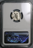 152 NGC MS Antoninus Pius Roman Empire Denarius Vesta Mint State (21120403C)