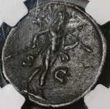 145 NGC XF Antoninus Pius Roman Empire Dupondius Mars Spear & Trophy (20052004C)