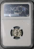 193 NGC Ch XF Clodius Albinus Caesar Roman Empire Denarius Rare Providentia Silver (21101301C)