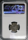 203 NGC Ch VF Caracalla Roman Empire Denarius Carthage Lion Water Pedigree (21070901C)