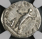 199 NGC Ch VF Caracalla Roman Empire Denarius Emperor Captive Victory Parthia (22030704C)