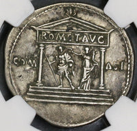 41 Claudius NGC VF Roman Empire Cistophorus  Ephesus Temple Emperor Crowned (20030703C)