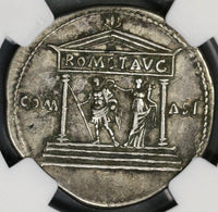 41 Claudius NGC VF Roman Empire Cistophorus  Ephesus Temple Emperor Crowned (20030703C)