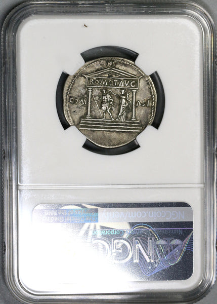 41 Claudius NGC VF Roman Empire Cistophorus Ephesus Temple Emperor