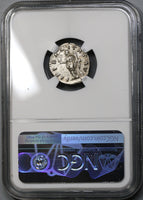 175 NGC XF Commodus Caesar Roman Empire Denarius Liberalitas Unpublished Variety (19043001C)