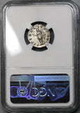 175 NGC XF Commodus Caesar Roman Empire Denarius Liberalitas Unpublished Variety (19043001C)