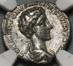 175 NGC VF Commodus Caesar Roman Empire Denarius German Defeat (19102603C)
