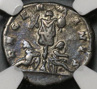 175 NGC VF Commodus Caesar Roman Empire Denarius German Defeat (19102603C)