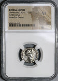 175 NGC VF Commodus Caesar Roman Empire Denarius German Defeat (19102603C)