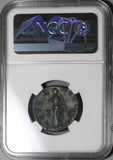 138 NGC Ch VF Faustina Sr Roman Empire Postumous AE As Aeternitas Pedigree (20120803C)