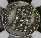 138 NGC XF Faustina Sr Roman Empire Denarius Thone Peacock Scarce Lifetime Type (21012104C)