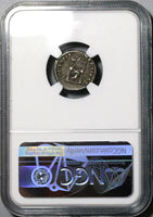 138 NGC XF Faustina Sr Roman Empire Denarius Thone Peacock Scarce Lifetime Type (21012104C)