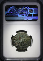 156 NGC Ch XF Faustina Jr Roman Empire AE As Salus Snake Altar Pedigree (21020701C)