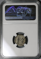 198 NGC XF Geta Caesar Roman Empire Denarius Felicitas & Geta Commemorative (21061602C)