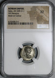 198 NGC XF Geta Caesar Roman Empire Denarius Felicitas & Geta Commemorative (21061602C)
