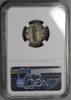 125 NGC Ch XF Hadrian Roman Empire Denarius Goddess Pudicitia 5/5 4/5 (18093004C)