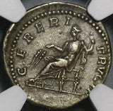 196 NGC XF Julia Domna Denarius Roman Empire Ceres Pedigree (21041301C)