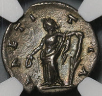 196 NGC XF Julia Domna Denarius Roman Empire Laetitia Pedigree (21041302C)