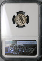 196 NGC XF Julia Domna Denarius Roman Empire Vesta Laodicea Pedigree (22030702C)