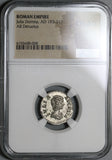 196 NGC Ch AU Julia Domna Denarius Roman Empire Pudicitia Facing (21060602C)