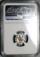 193 NGC Ch AU Julia Domna Denarius Roman Empire Venus Apple (21020702C)