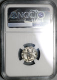 193 NGC Ch AU Julia Domna Denarius Roman Empire Venus Apple (21020702C)