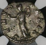 196 NGC XF Julia Domna Denarius Roman Empire Happy Venus Felix (21041303C)