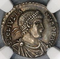 360 NGC AU* Julian II Roman Empire Siliqua Lugdunum Mint Pedigree 4/5 5/5 (18121603C)