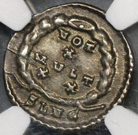 360 NGC AU* Julian II Roman Empire Siliqua Lugdunum Mint Pedigree 4/5 5/5 (18121603C)
