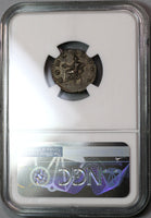 164 NGC Ch XF Lucilla Roman Empire Denarius Concordia Lucius Verus (19093003C)