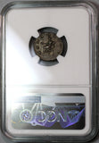 164 NGC Ch XF Lucilla Roman Empire Denarius Concordia Lucius Verus (19093003C)