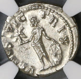 161 NGC MS Lucilla Roman Empire Denarius Venus Victrix Mint State (18092502C)