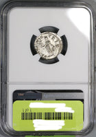 161 NGC MS Lucilla Roman Empire Denarius Venus Victrix Mint State (18092502C)