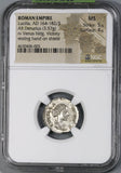 161 NGC MS Lucilla Roman Empire Denarius Venus Victrix Mint State (18092502C)