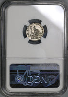 164 NGC MS Marcus Aurelius Denarius Armenia Conquest Roman Empire Commemorative Coin (18122201C)