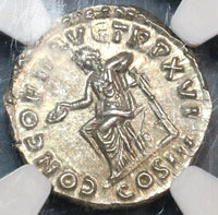 162 NGC Ch MS Roman Empire Marcus Aurelius Denarius Concordia 5/5 5/5 (19090201C)