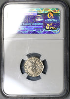 162 NGC Ch MS Roman Empire Marcus Aurelius Denarius Concordia 5/5 5/5 (19090201C)