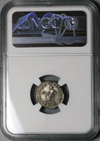 162 NGC Ch XF Roman Empire Marcus Aurelius Denarius Concordia (22031101C)